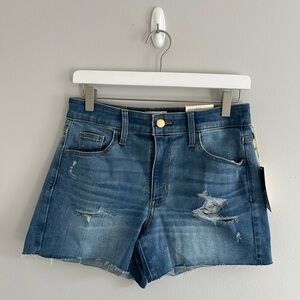 Universal Thread Super Stretch Midi Denim Shorts Size 8 NWT